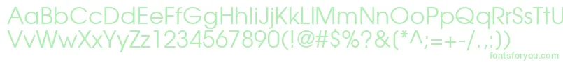 TexGyreAdventorRegular Font – Green Fonts on White Background