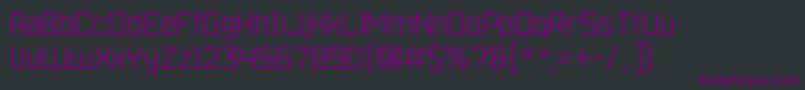 SnowstormLight Font – Purple Fonts on Black Background