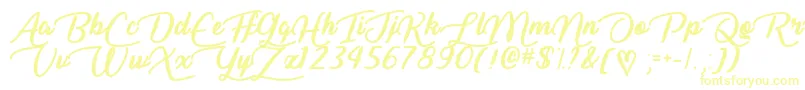 LiarScriptOtf Font – Yellow Fonts