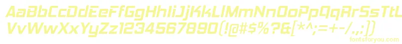 HemiHeadBdIt Font – Yellow Fonts
