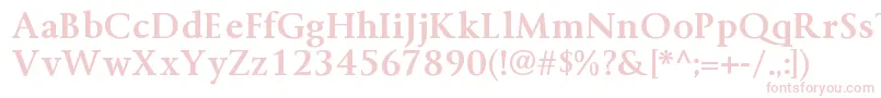 ByingtonrgBold Font – Pink Fonts on White Background
