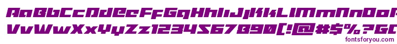 Turbochargeital-fontti – violetit fontit