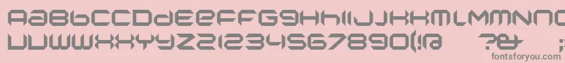 Więcej informacji o czcionce NanoLow Czcionka NanoLow – szare czcionki na różowym tle