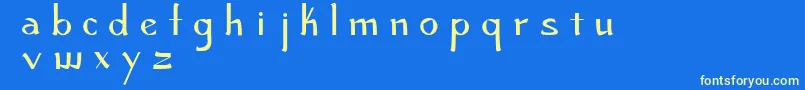 Подробнее о шрифте RobustAndHusky Шрифт RobustAndHusky – жёлтые шрифты на синем фоне