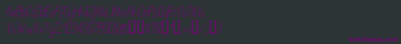 Rogai Font – Purple Fonts on Black Background