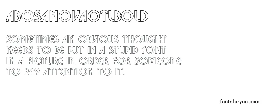 ABosanovaotlBold Font