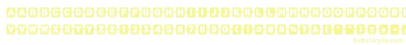 Waponi Font – Yellow Fonts on White Background