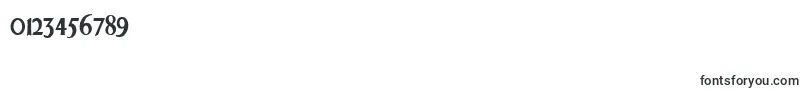 Pommerngotisch Font – Fonts for Numbers and Digits