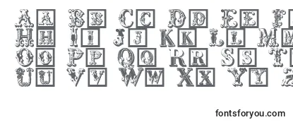 Corrodetinitials Font