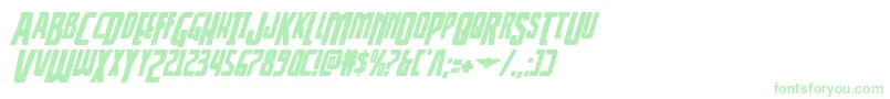 Thunderhawkdropital Font – Green Fonts