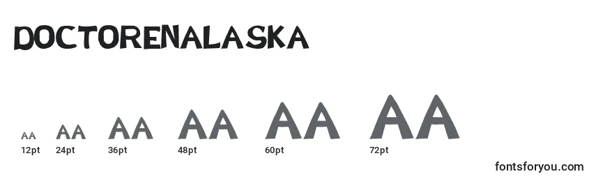 Размеры шрифта DoctorEnAlaska
