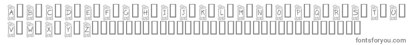KrFlowerFrame Font – Gray Fonts