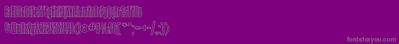 fuente TauerncttRegular – Fuentes Grises Sobre Fondo Morado