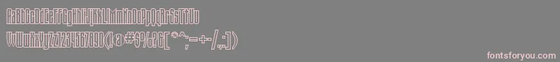 TauerncttRegular Font – Pink Fonts on Gray Background