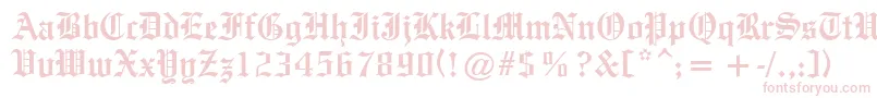 OldeEnglishe Font – Pink Fonts