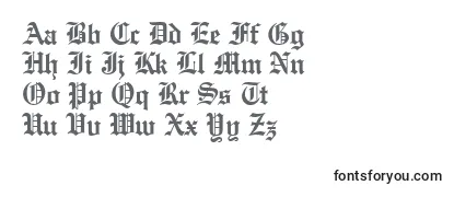 Обзор шрифта OldeEnglishe