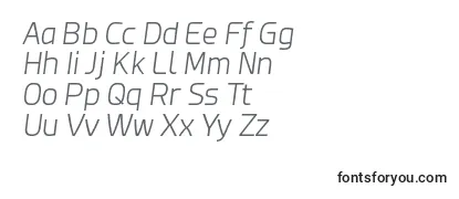 EsphimereLightItalic Font