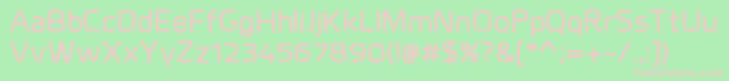 MillarBold Font – Pink Fonts on Green Background