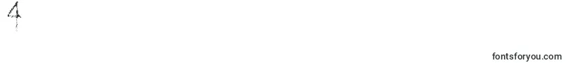 ChangeTomorrowToday-Schriftart – Schriften für die Ziffer 4