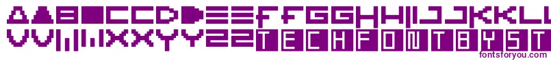 Ktech Font – Purple Fonts