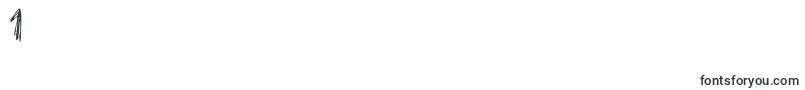 Scratch My Back Font – Fonts for Digit 1
