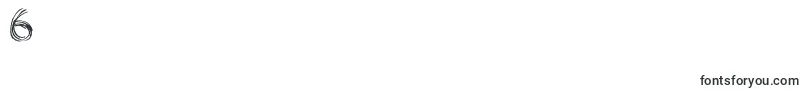 Scratch My Back Font – Fonts for Digit 6