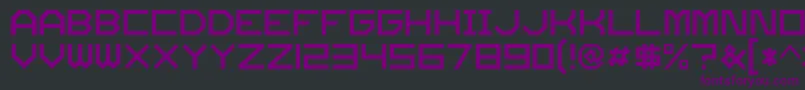 Twode.No Font – Purple Fonts on Black Background
