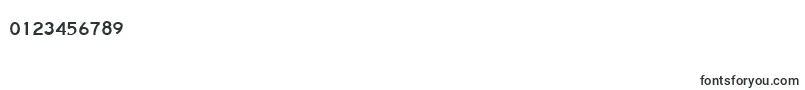 CandaceRegular Font – Fonts for Numbers and Digits