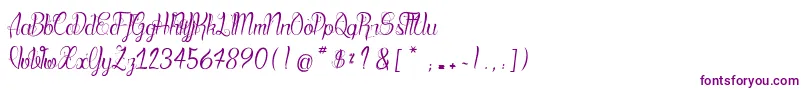 BloodShade-Schriftart – Violette Schriften