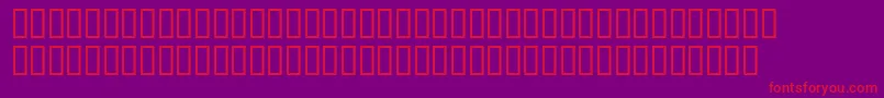 SmileyfaceFont3 Font – Red Fonts on Purple Background