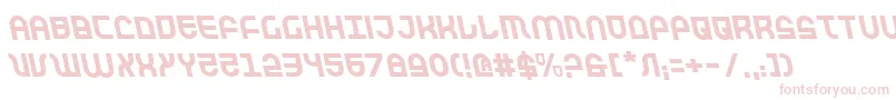 TrekTrooperLeftalic Font – Pink Fonts on White Background