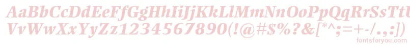 EllingtonmtstdExtraboldit Font – Pink Fonts