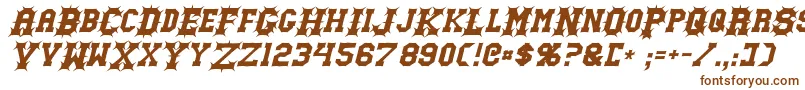 GutcruncherItalic Font – Brown Fonts