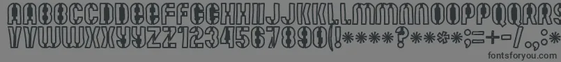 Mutefruitblackkrash Font – Black Fonts on Gray Background