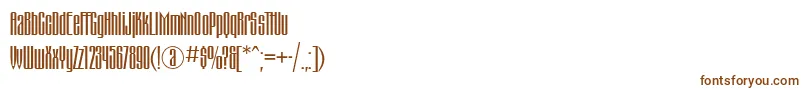 Czcionka Montblancc – brązowe czcionki na białym tle