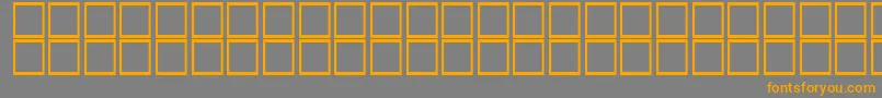KhalaadAlDorrh Font – Orange Fonts on Gray Background