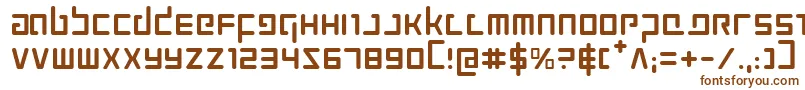 Prokofiev Font – Brown Fonts on White Background