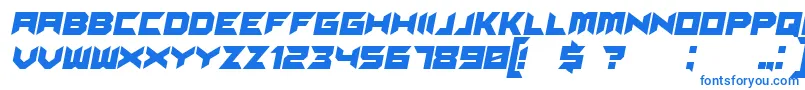 SuggestedItalic Font – Blue Fonts on White Background