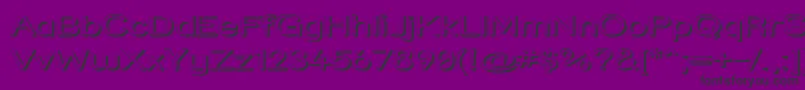 Strshdx Font – Black Fonts on Purple Background