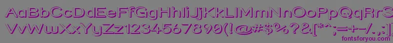 Strshdx Font – Purple Fonts on Gray Background