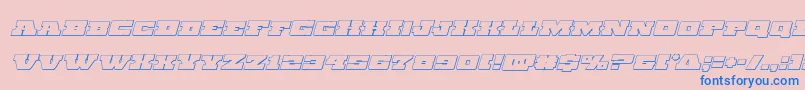 fuente Chicagoexpressoutital – Fuentes Azules Sobre Fondo Rosa