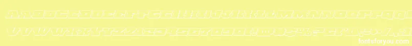 fuente Chicagoexpressoutital – Fuentes Blancas Sobre Fondo Amarillo