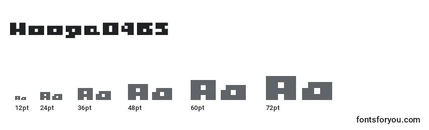 Hooge0465 Font Sizes