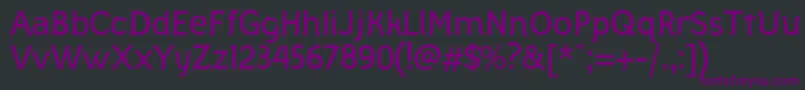 StylloRegular Font – Purple Fonts on Black Background