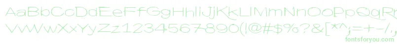 HyvaVoittaaPahan60 Font – Green Fonts on White Background