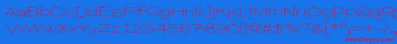 HyvaVoittaaPahan60 Font – Red Fonts on Blue Background