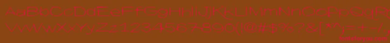 HyvaVoittaaPahan60 Font – Red Fonts on Brown Background