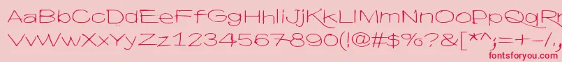HyvaVoittaaPahan60 Font – Red Fonts on Pink Background