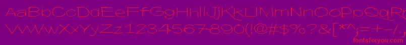 Police HyvaVoittaaPahan60 – polices rouges sur fond violet