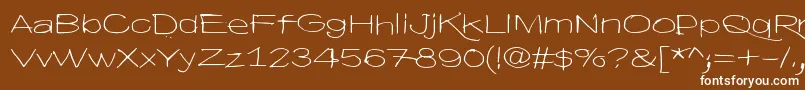 HyvaVoittaaPahan60 Font – White Fonts on Brown Background